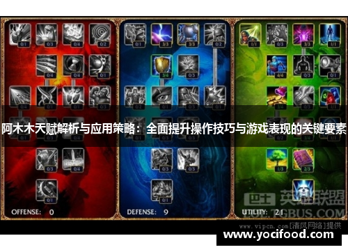 阿木木天赋解析与应用策略：全面提升操作技巧与游戏表现的关键要素